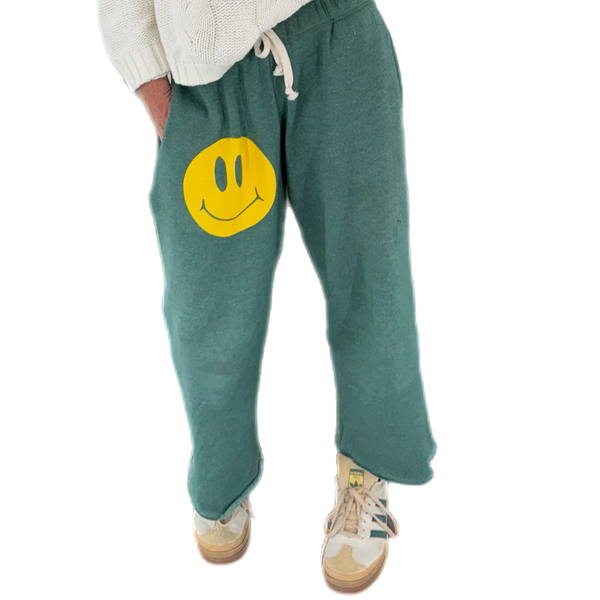 Smile Boyfriend Pants Green SAMPLE SALE