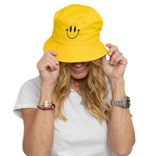 Smiley Bucket Hat Reversible