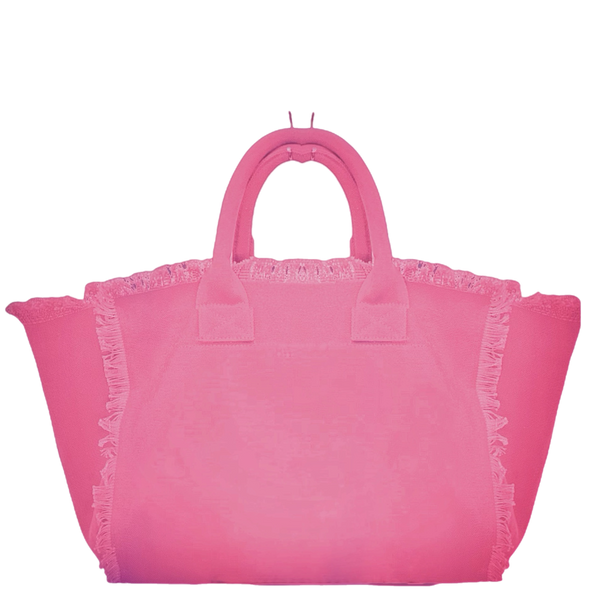 Inside Smile Canvas Fringe Bag