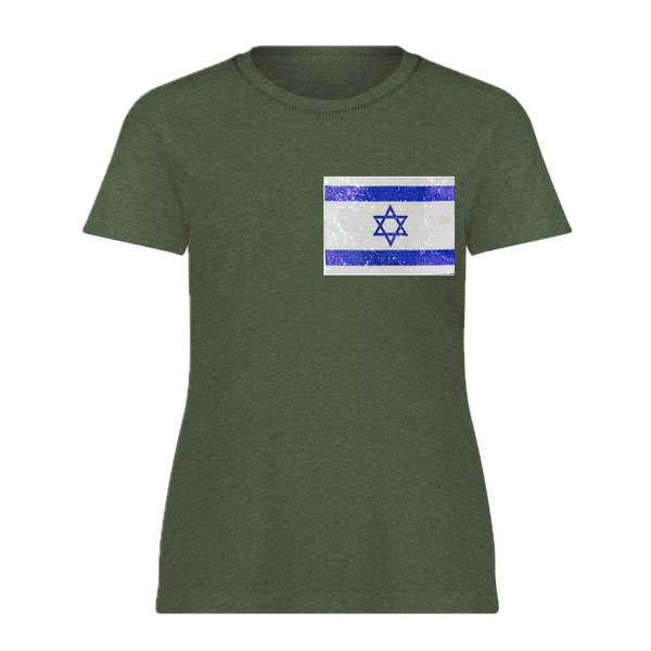 Israel Flag Tee Side