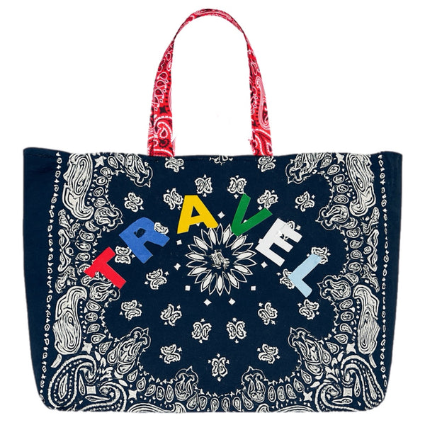 Travel Reversible Bandana Shopper