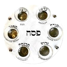Acrylic Passover Seder Plate Plain