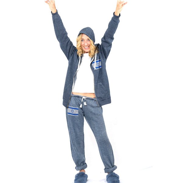Israel Front Flag Zip Up Hoodie SAMPLE SALE