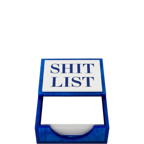 S*%$ LIST Acrylic Lucite Paper Holder