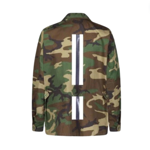 Custom Stripe Army Jacket - SAMPLE SALE