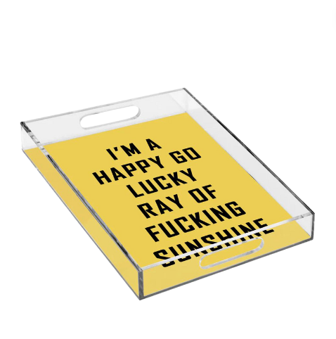 Ray of Sunshine Acrylic Tray
