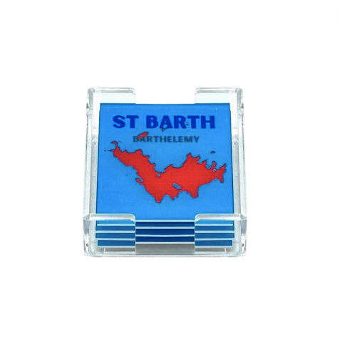Acrylic St. Barth Coasters