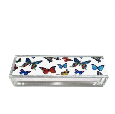 Acrylic Butterflies Mukti Rummikub Game