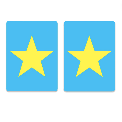 Star Logo Playing Cards - 2 Packs