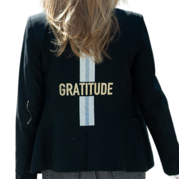 Gratitude Lines Blazer