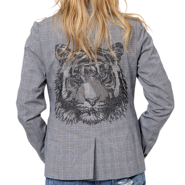 Tiger Plaid Blazer