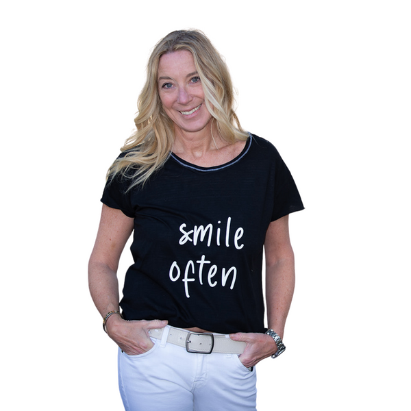 Smile Often Tee SAMPLE SALE