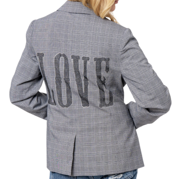Love Plaid Blazer - SAMPLE SALE