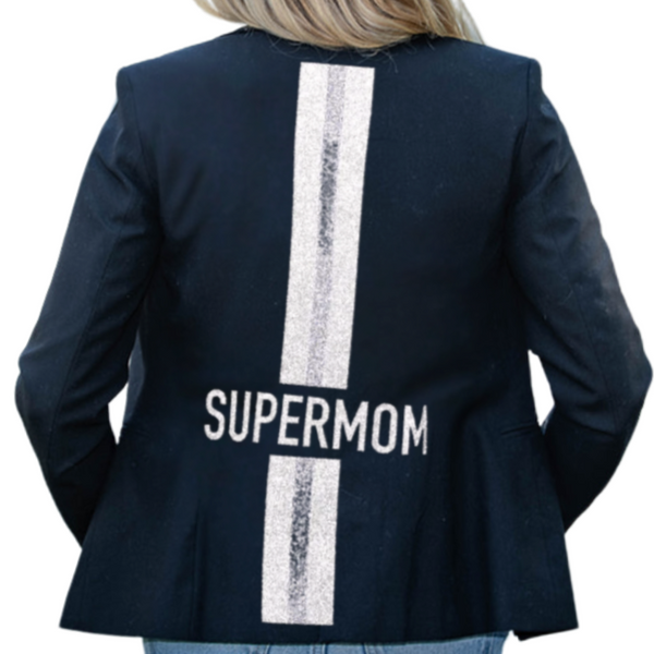 Stripe Supermom Blazer