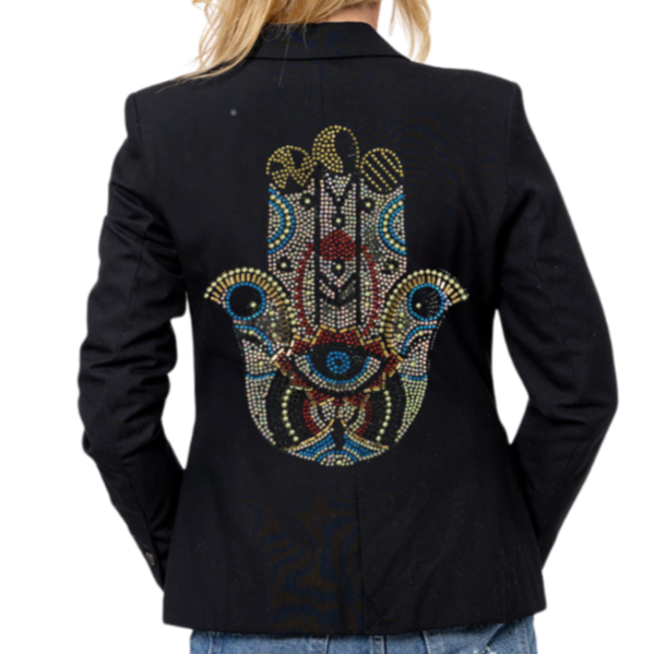 Crystal Hamsa Blazer SAMPLE SALE