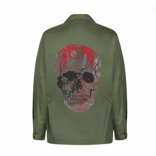 Skull Army Jacket - SAMPLE SALE