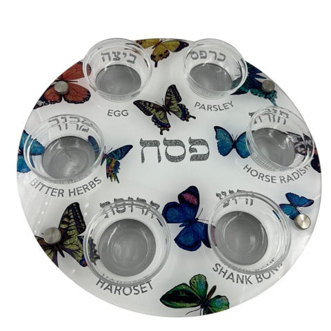 Acrylic Passover Seder Plate Designs
