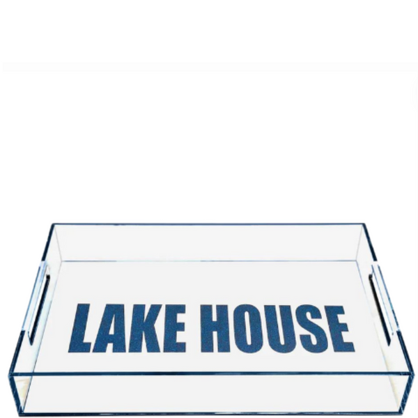 Acrylic Lake House Tray
