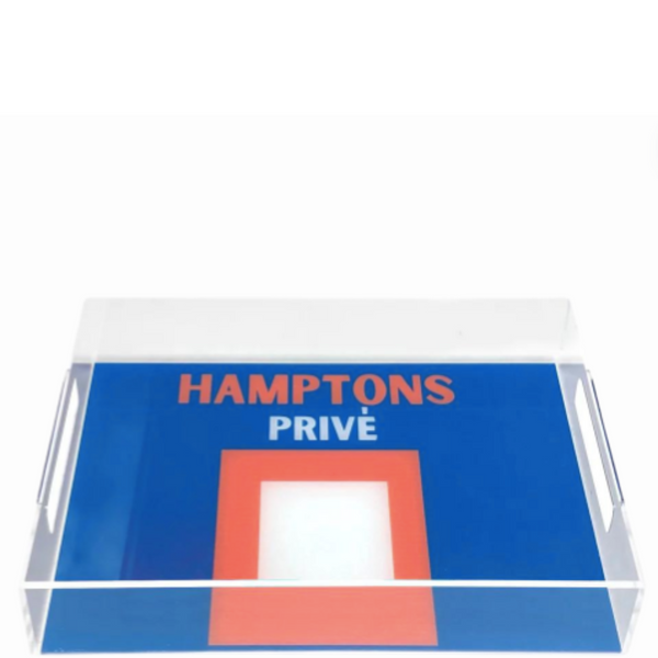 Acrylic Hamptons Tray