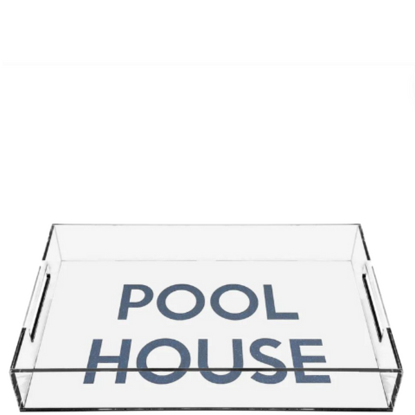 Pool House Acrylic Tray