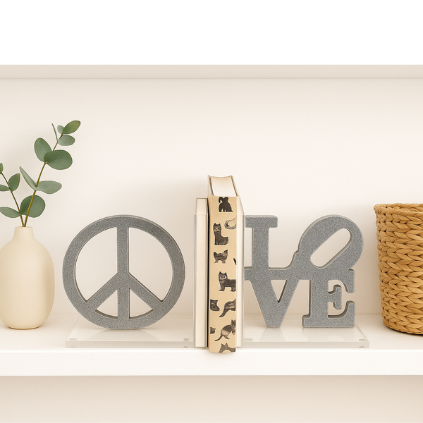 Love and Peace Bookends