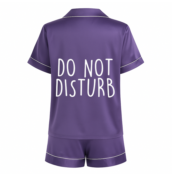 Do Not Disturb In My Pajama Set S/S