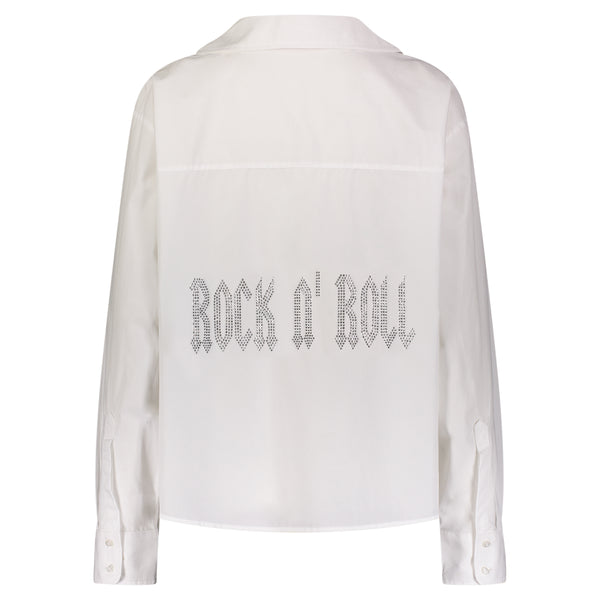 Rock n Roll White Button Down