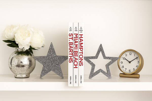Acrylic Star Bookends