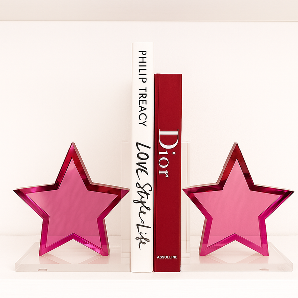 Acrylic Stars Bookends