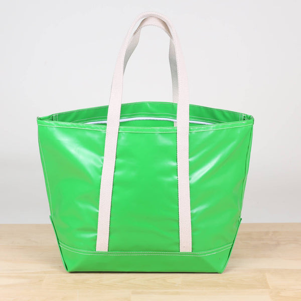 Big Water Resistant Beach Tote Green