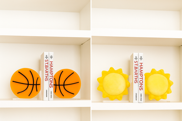 Basketball Acrylic Bookends
