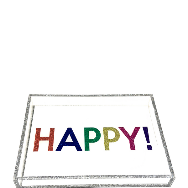 Acrylic Multi Happy Tray
