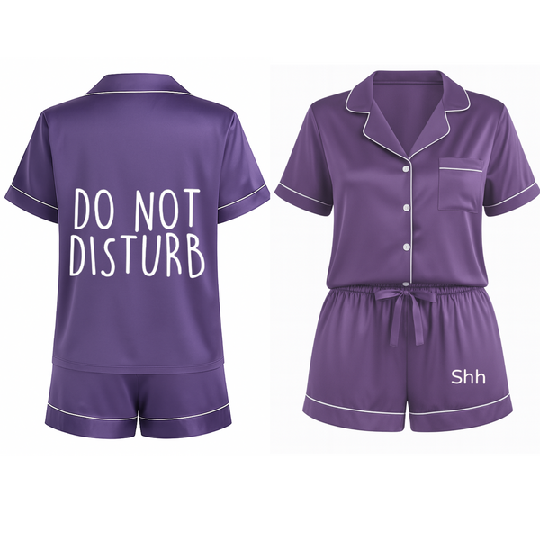 Do Not Disturb In My Pajama Set S/S