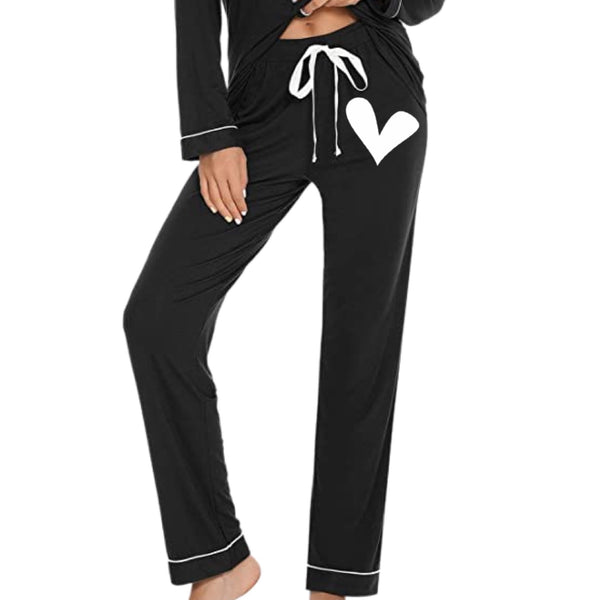 Love Drip Pajama Set Bamboo L/S