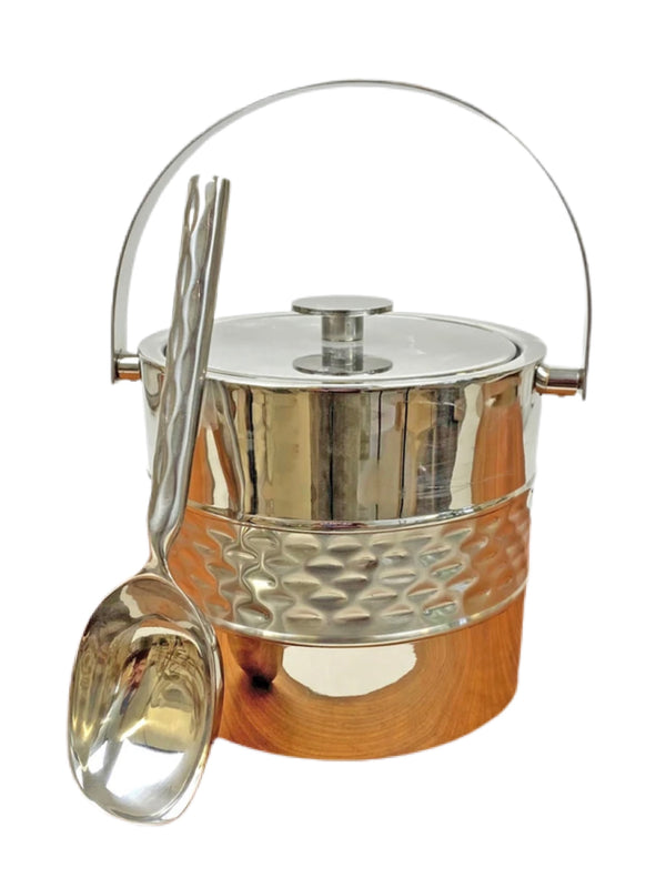 Platinum Ice Bucket & Scoop Set