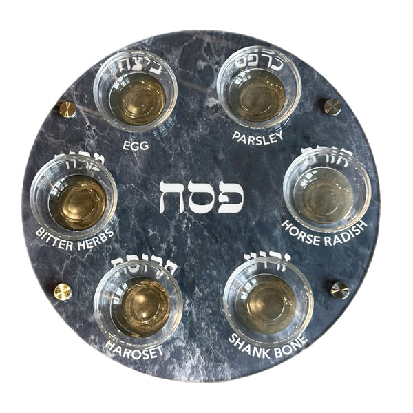 Acrylic Passover Seder Plate