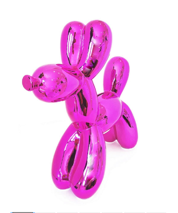 Hipchik Hot Pink Balloon Dog Bank 12