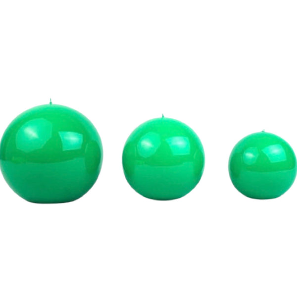 Sphere Green Candle