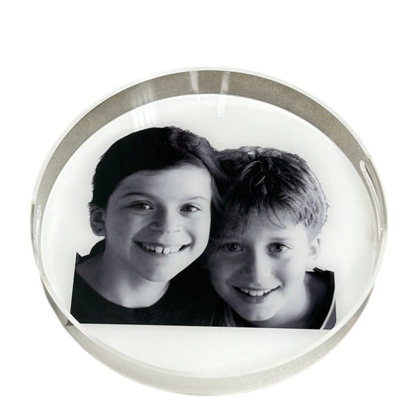 Custom Picture Acrylic Round Tray 14