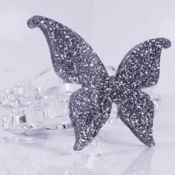 Acrylic Butterfly Napkin Rings set of 4