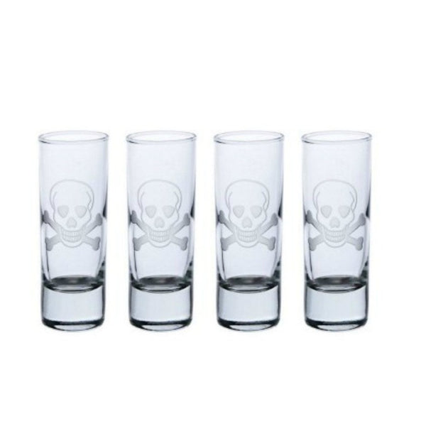 Hipchik Skull and Crossbones Shot Glasses (Set of 4) - Hipchik