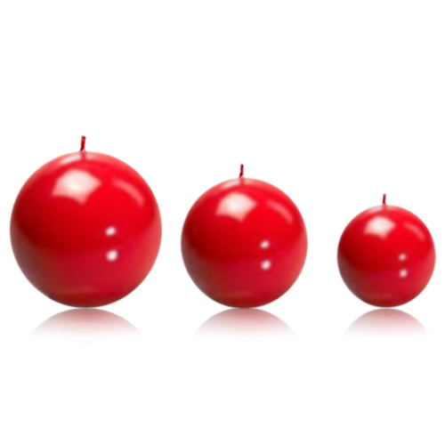 Sphere Ball Red Candles