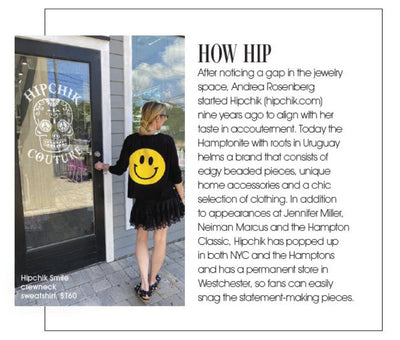 Hipchik featured in Modern Luxury Hamptons Magazine