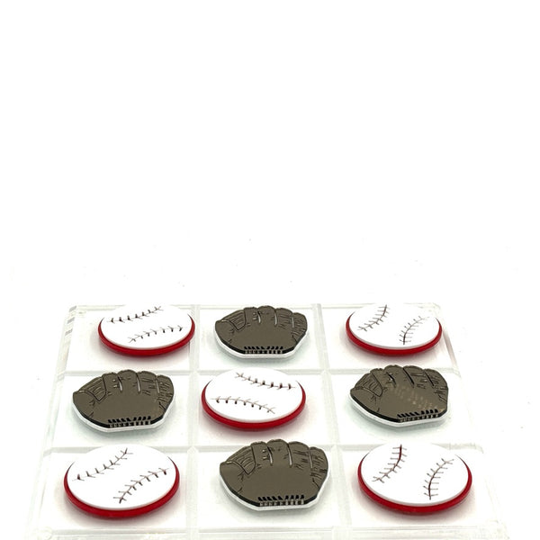 Acrylic Tic Tac Toe Baseball