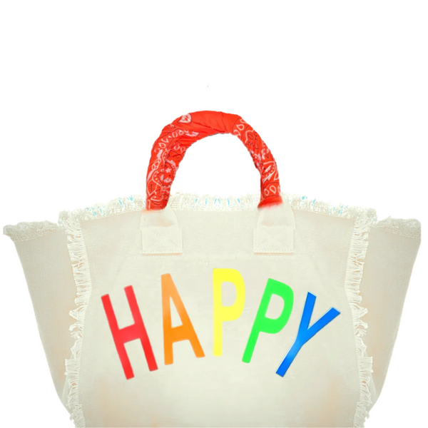 Happy Fringe Canvas Bag