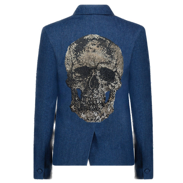 Blazer - Crystal Skull - Denim