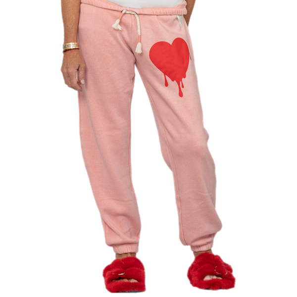 Heart Drip Pink Sweatpants SAMPLE SALE