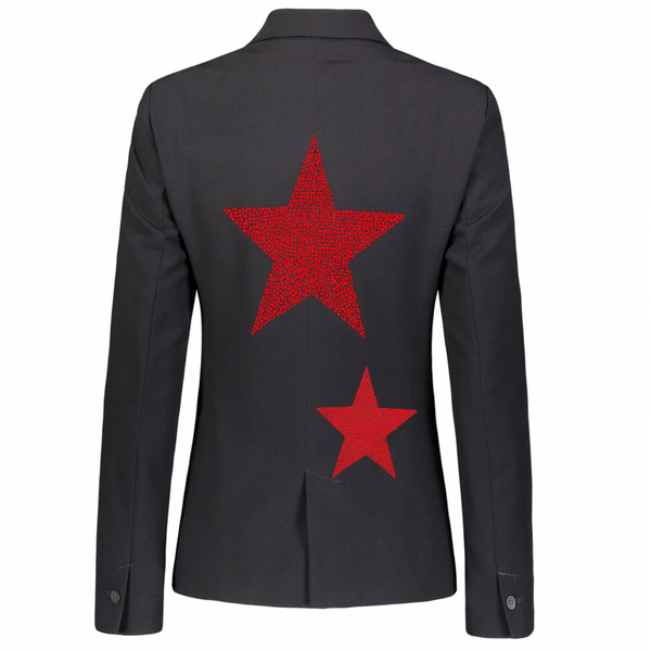 Crystals Red Star Blazer
