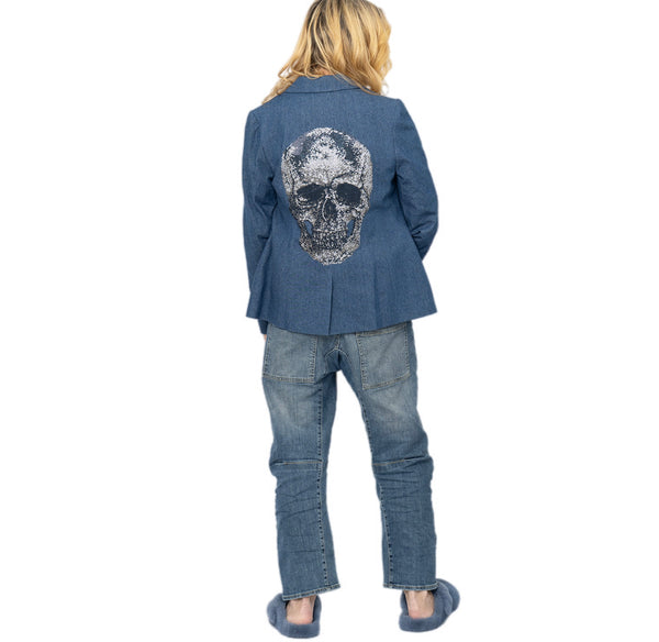 Sample Sale Crystal Skull Blazer - SAMPLE SALE