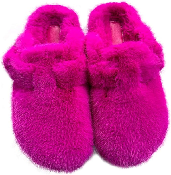 Faux Fur Clogs